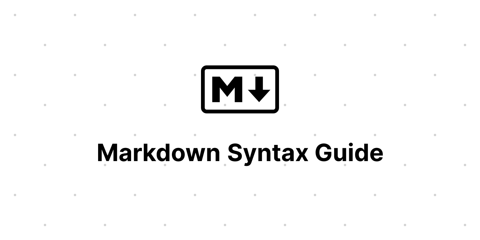 Bir Markdown logosu