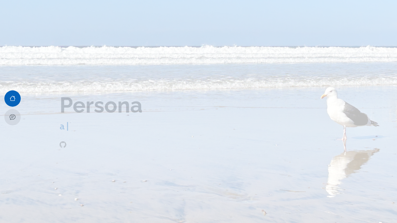 Light mode screenshot of Persona Zola theme demo website