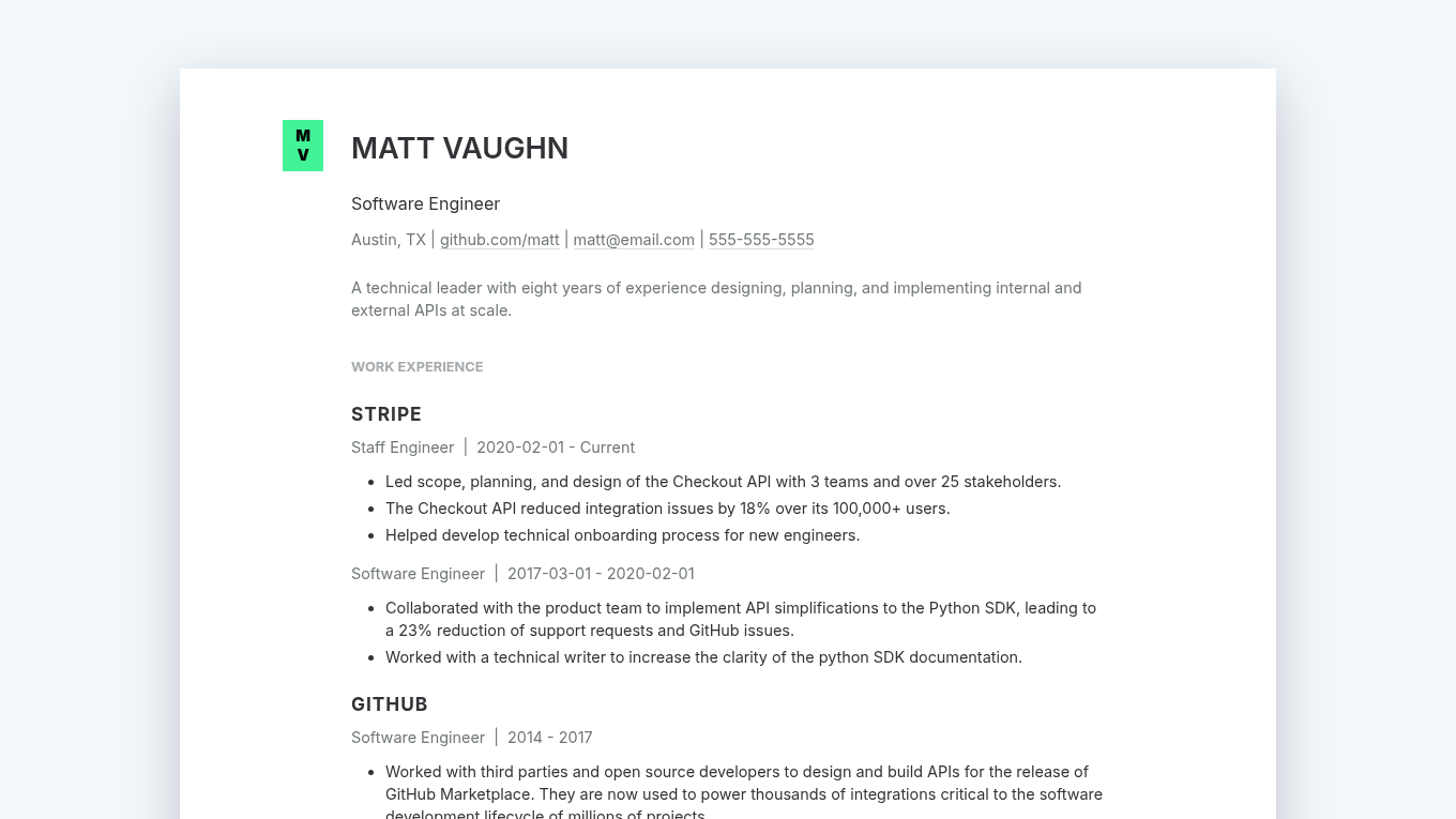 Light mode screenshot of Sidney Professional Zola theme demo website